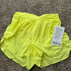 Brand new lululemon high rush 3 inch fast and free shorts. Never been worn